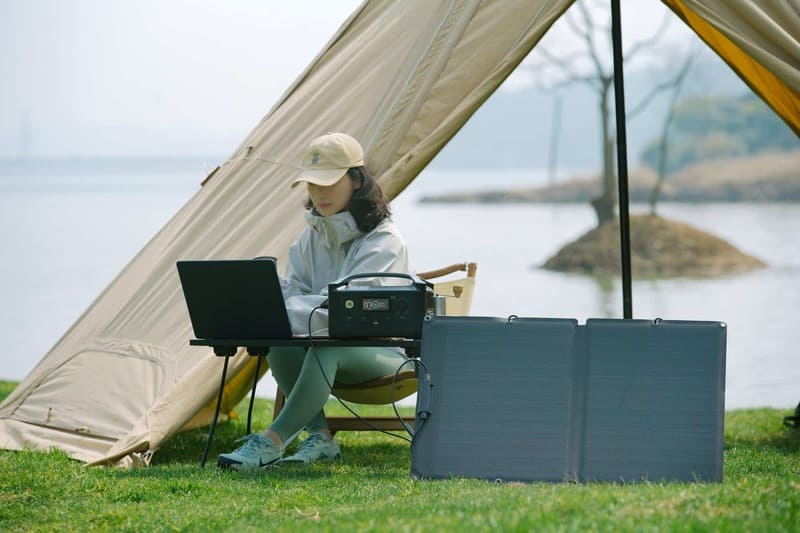 Working While Camping